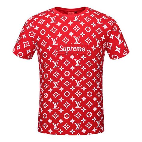 lv supreme t shirt|louis vuitton x supreme tracksuit.